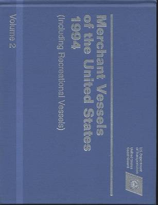 Cover of Merchant Vessels of the United States, 1994