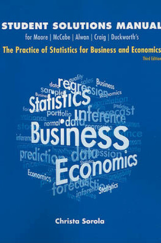 Cover of Student Solutions Manual for Practice of Statistics for Business and Economics