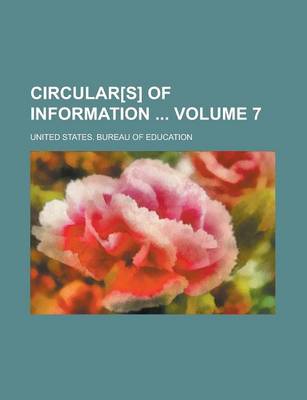 Book cover for Circular[s] of Information Volume 7