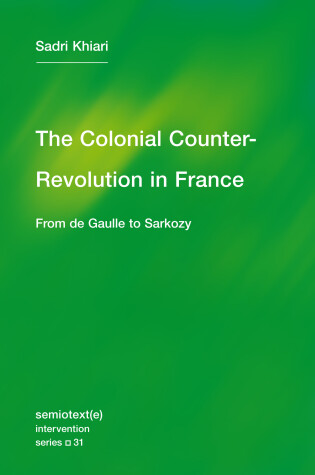 Cover of The Colonial Counter-Revolution