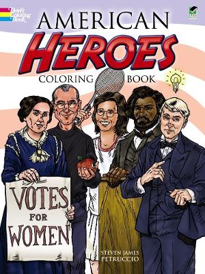 Book cover for American Heroes Coloring Book