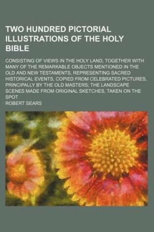 Cover of Two Hundred Pictorial Illustrations of the Holy Bible; Consisting of Views in the Holy Land, Together with Many of the Remarkable Objects Mentioned in the Old and New Testaments, Representing Sacred Historical Events, Copied from Celebrated Pictures, Prin