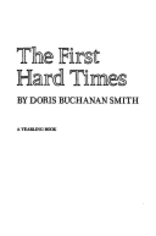 Cover of First Hard Times