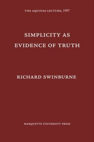 Cover of Simplicity as Evidence of Truth