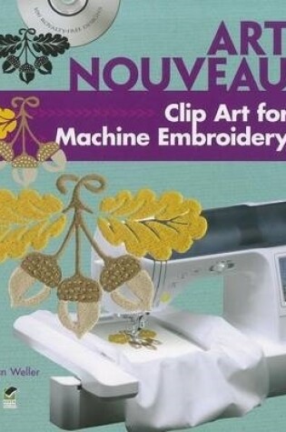 Cover of Art Nouveau Clip Art for Machine Embroidery