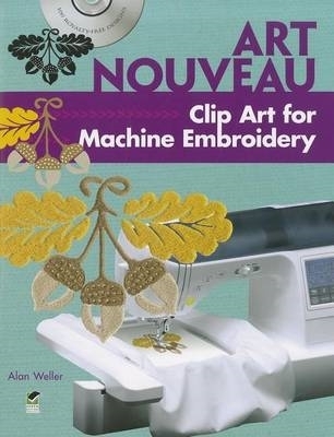 Book cover for Art Nouveau Clip Art for Machine Embroidery