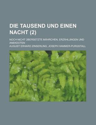 Book cover for Die Tausend Und Einen Nacht (2)