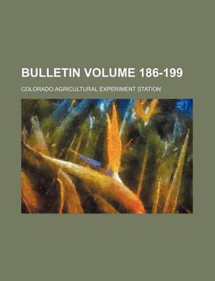 Book cover for Bulletin Volume 186-199