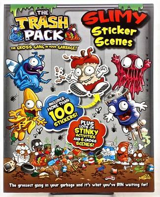Book cover for The Trash Pack Slimy Sticker Scenes