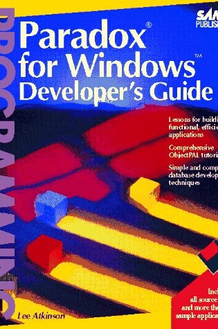 Cover of PARADOX for Windows Developer's Guide