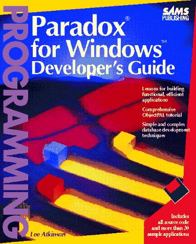 Book cover for PARADOX for Windows Developer's Guide