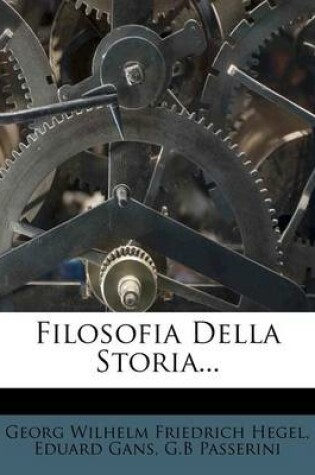 Cover of Filosofia Della Storia...