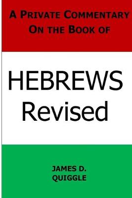 Book cover for A Private Commentary on the Book of Hebrews