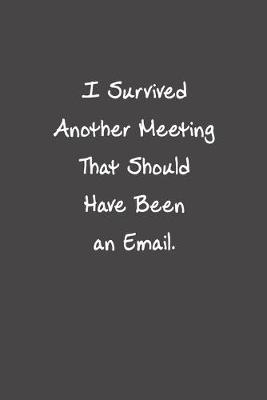 Book cover for I Survived Another Meeting That Should Have Been An Email