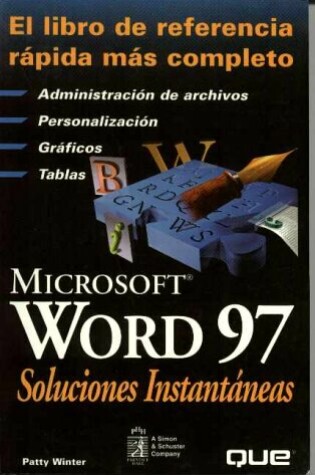 Cover of Ms Word 97 Soluciones Instanta