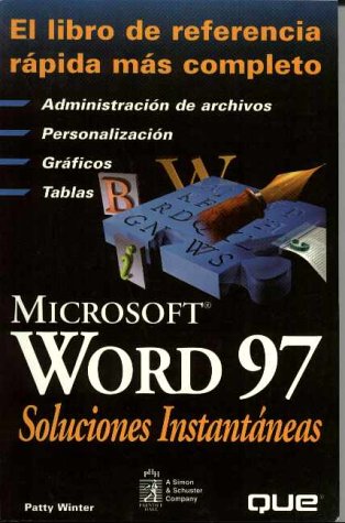Book cover for Ms Word 97 Soluciones Instanta