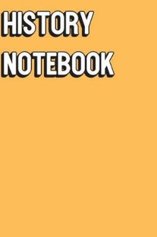 Cover of History Notebook