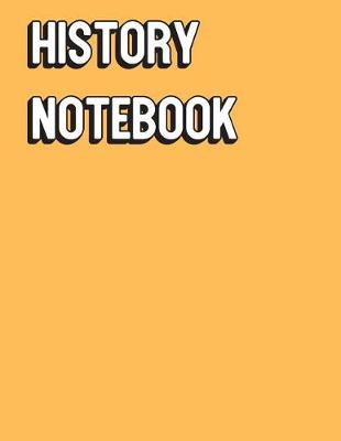 Book cover for History Notebook