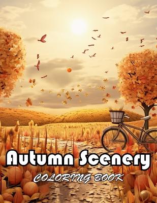 Book cover for Autumn Scenery Coloring Book