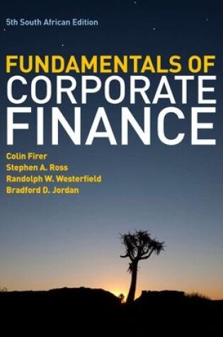 Cover of The Fundamentals of Corporate Finance - South African Edition