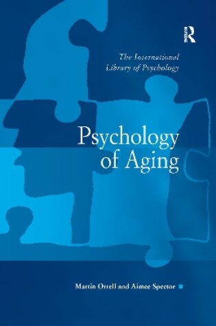 Cover of Psychology of Aging