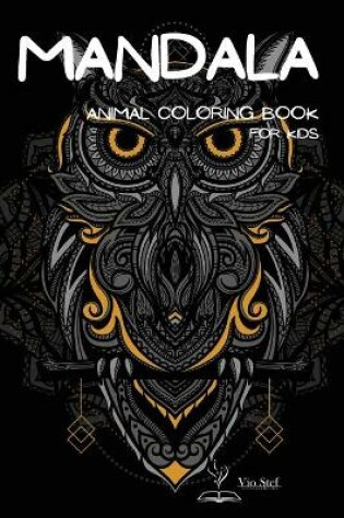 Cover of Mandala Animal Coloring Book for kids