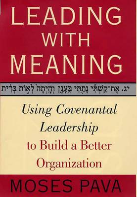 Book cover for Leading with Meaning