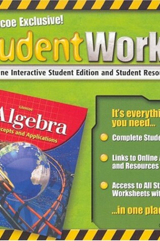 Cover of Algebra: Concepts and Applications, Studentworks CD-ROM