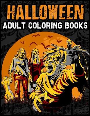 Cover of Halloween Adult Coloring Books