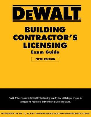 Book cover for Dewalt Building Contractor's Licensing Exam Guide