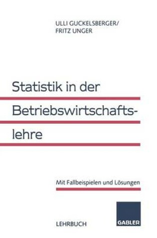 Cover of Statistik in der Betriebswirtschaftslehre