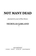 Book cover for Not Many Dead