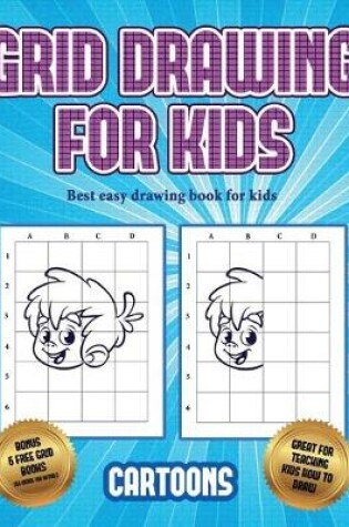 Cover of Best easy drawing book for kids (Learn to draw - Cartoons)