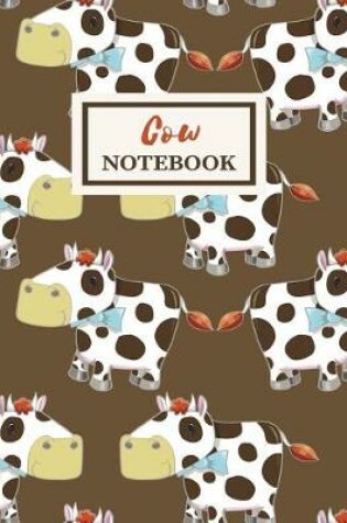 Cover of Cow Composition Notebook Back to School Journal for Boys