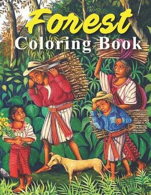 Book cover for Forest Coloring Book