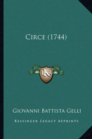 Cover of Circe (1744) Circe (1744)