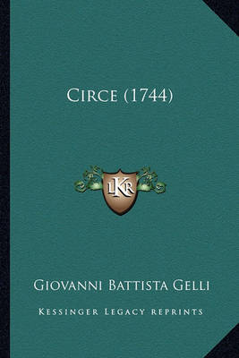 Book cover for Circe (1744) Circe (1744)