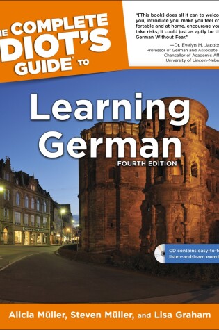 Cover of The Complete Idiot's Guide to Learning German, 4E