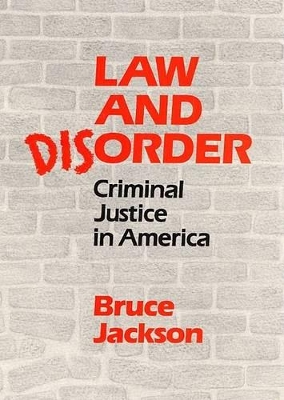 Book cover for Law and Disorder