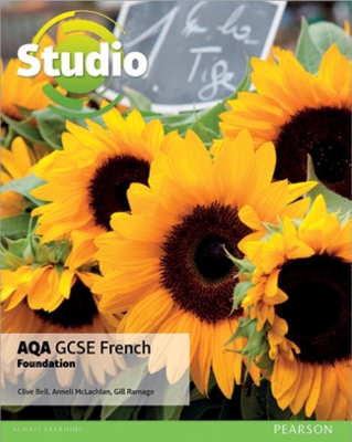 Book cover for Studio AQA GCSE French Foundation Student Book