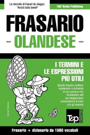 Cover of Frasario Italiano-Olandese e dizionario ridotto da 1500 vocaboli