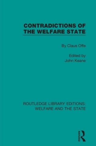 Cover of Contradictions of the Welfare State