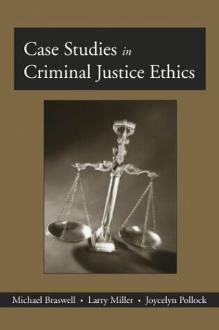 Cover of Case Studies in Criminal Justice Ethics