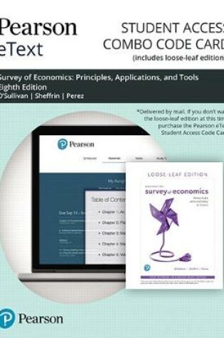 Cover of Pearson Etext for Survey of Economics