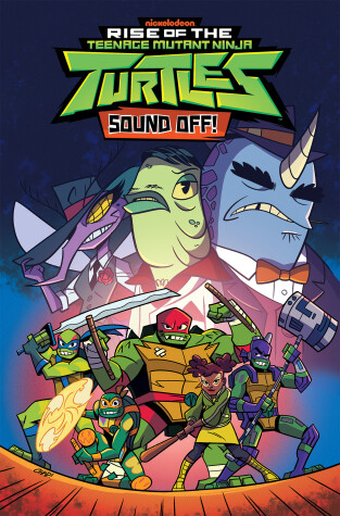 Book cover for Rise of the Teenage Mutant Ninja Turtles: Sound Off!