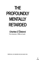 Book cover for Profoundly Mentally Retarded