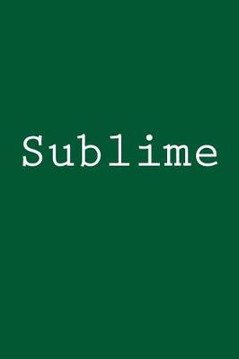 Book cover for Sublime