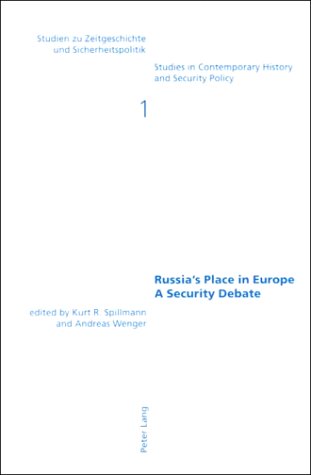 Cover of Russia's Place in Europe a Security Debate