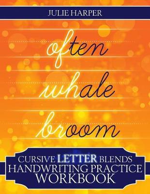 Book cover for Cursive Letter Blends Handwriting Practice Workbook