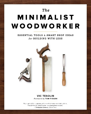 Book cover for The Minimalist Woodworker